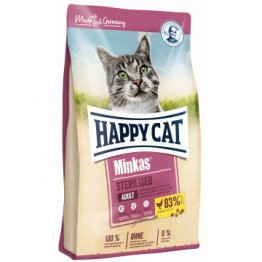 Happy Cat Minkas Sterilised Geflügel  (корм для стерилизованных кошек и кастрированных котов, с птицей)