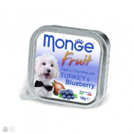 Monge Dog Fruit для собак с индейкой и черникой 100 г*24шт