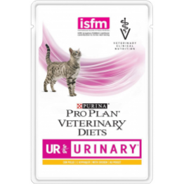 Pro Plan Veterinary Diets UR St/Ox. (д/взр. кошек при болезни нижних отделов мочевывод. путей, с курицей) 85г*40шт
