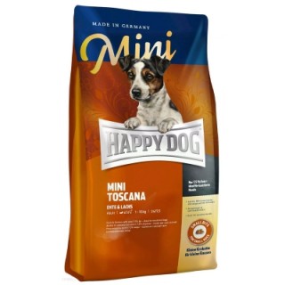 Happy Dog Supreme Mini Toscana (корм для кастрированных/стерил. собак мелких пород весом до 10 кг, с уткой)