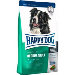 Happy Dog Supreme Fit&Well Medium Adult (корм для собак средних пород весом от 10 до 25 кг, с лососем и ягненком)
