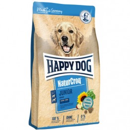 Happy Dog NaturCroq Junior (корм для щенков крупных пород от 7 до 18 мес., с говядиной, рыбой, птицей)