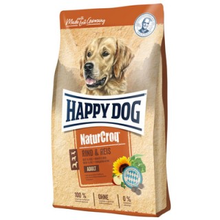 Happy Dog NaturCroq Rind & Reis (корм для взрослых собак всех пород с говядиной)