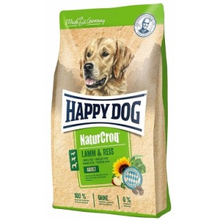 Happy Dog NaturCroq  Lamm & Reis (корм для собак с чувств. пищеварением и склонных к аллергии, с ягненком)