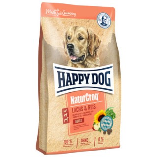 Happy Dog NaturCroq Lachs & Reis (корм для здоровья кожи и шерсти взрослых собак, с лососем)