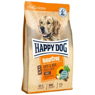 Happy Dog NaturCroq Ente & Reis (корм для взрослых собак всех пород с чувствительным пищеварением, с уткой)