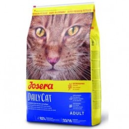 Josera DailyCat (Adult 33/16) беззерновой корм для взрослых кошек с чуствительным пищеварением, страдающих пищевой непереносимостью зерновых культур, на основе мяса домашней птицы с бататом 