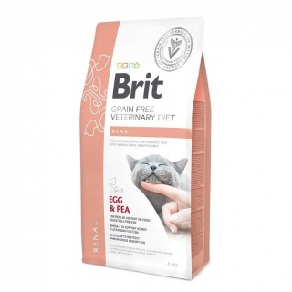 Brit Veterinary Diet Cat GF Renal (сухой корм для кошек - поддержка функции почек при хронической почечной недостаточности)
