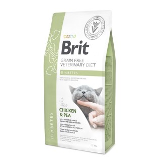 Brit Veterinary Diet Cat GF Diabetes (сухой корм для кошек - контроль за уровнем глюкозы при диабете и гипергликемии)