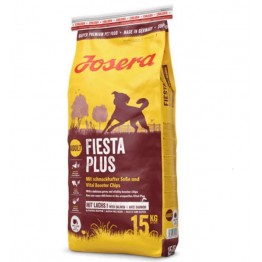 Josera Fiesta Plus (Adult 24/15) для взрослых собак всех пород привередливых в еде, на основе мяса домашней птицы  и лосося