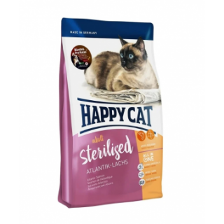 Happy Cat Supreme Sterilised Atlantik-Lachs (корм для кастрированных котов и стерилизованных кошек, с лососем)