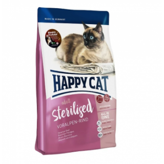 Happy Cat Supreme Sterilised Voralpen-Rind (корм для кастрированных котов и стерилизованных кошек, с говядиной)