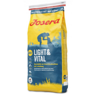 Josera Light & Vital (Adult Sensitive 29/7,5) сбалансированный рацион для собак с избыточным весом, с низкой активностью и стареющих собак