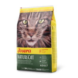 Josera NatureCat беззерновой корм для кошек с чувствительным пищеварением и котят от 6 месяцев