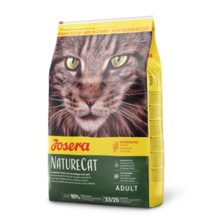 Josera NatureCat беззерновой корм для кошек с чувствительным пищеварением и котят от 6 месяцев