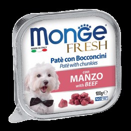  Monge Dog Fresh для собак с говядиной 100 г*16шт