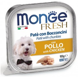 Monge Dog Fresh для собак с курицей 100г*16шт