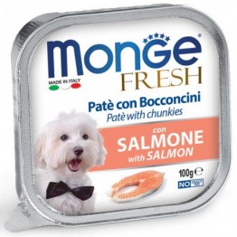 Monge Dog Fresh для собак с лососем 100г*16шт