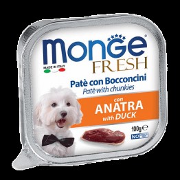 Monge Dog Fresh для собак с уткой 100г*16шт
