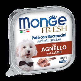 Monge Dog Fresh для собак с ягненком 100г*16шт