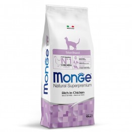 Monge PFB Cat Daily Line Sterilised для стерилизованных кошек, из курицы 10 кг