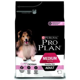 Pro Plan Adult Medium (для взрослых собак средних пород с чувствительной кожей, с лососем)