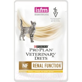 Pro Plan Veterinary Diets NF (влажный корм для взрослых кошек при патологии почек с курицей) 85 г х 40 шт