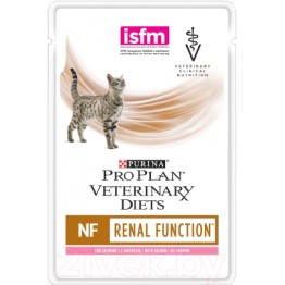 Pro Plan Veterinary Diets NF (влажный корм для взрослых кошек при патологии почек с лососем) 85 г х 40 шт