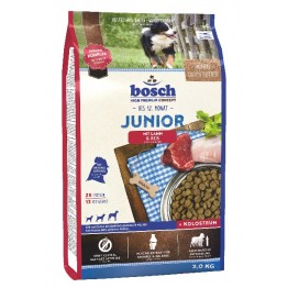 Bosch Junior Lamb and Rice (для щенков с чувствительным пищеварением, ягненок с рисом)