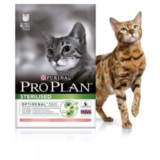 Purina Pro Plan Sterilised (для стерилизованных кошек и кастрированных котов, с лососем)